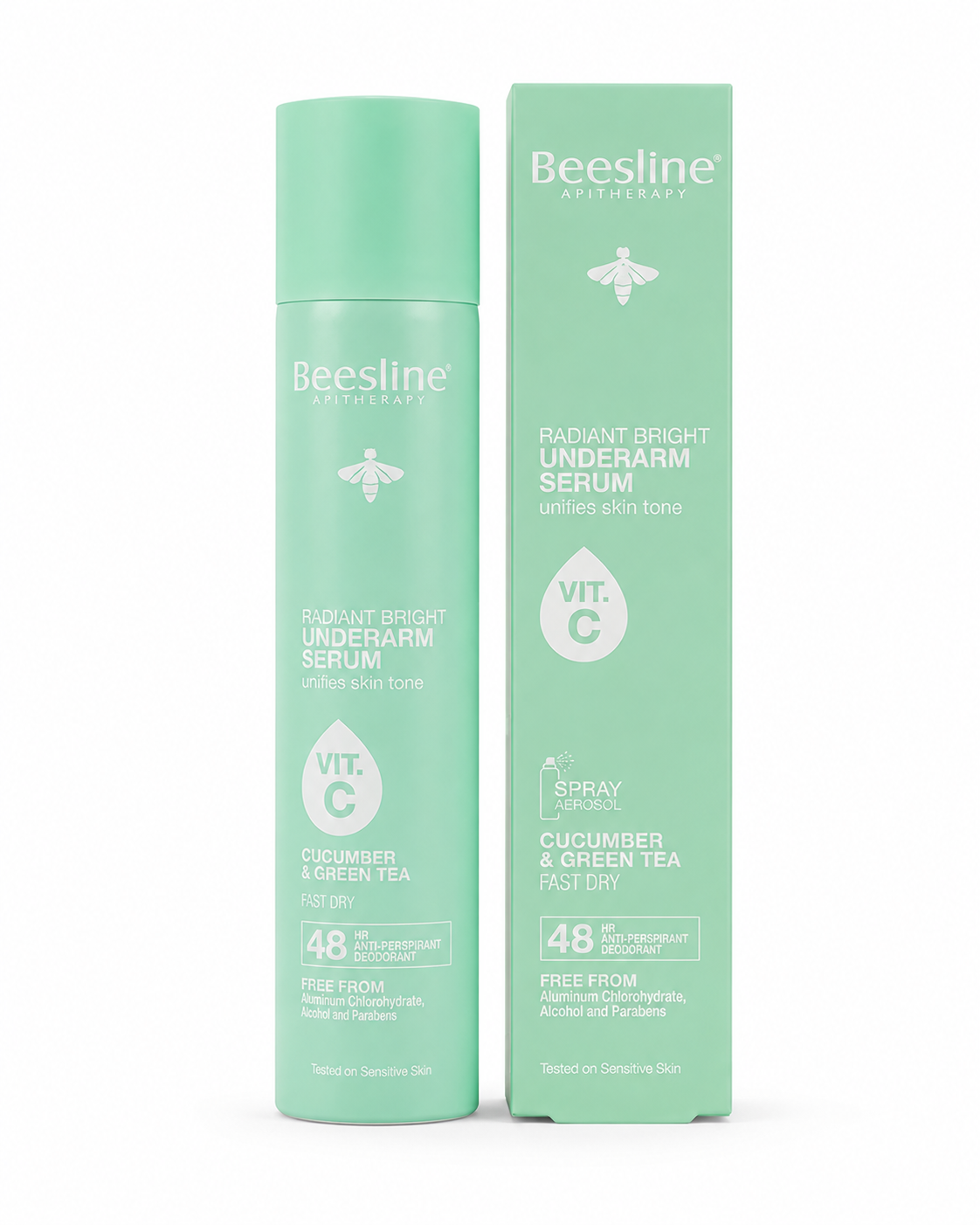 Radiant Bright Underarm Serum-Cucumber & Green Tea
150ml